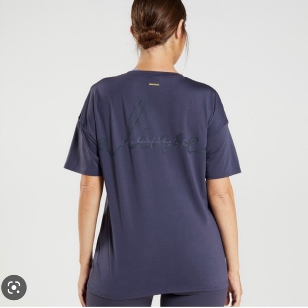 Gymshark x Whitney Navy indigo T shirt